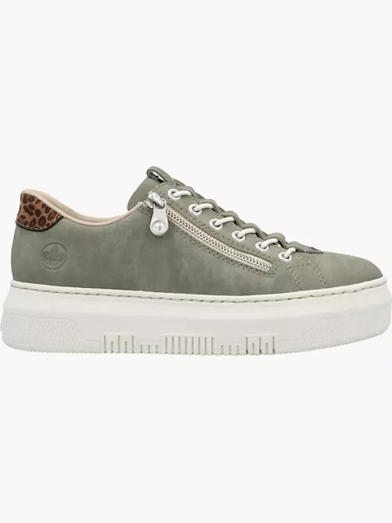 Rieker Damen Sneaker Low in grün