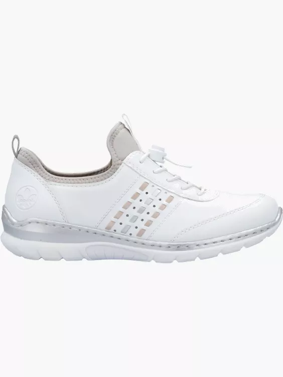Rieker Damen Slipper in weiß