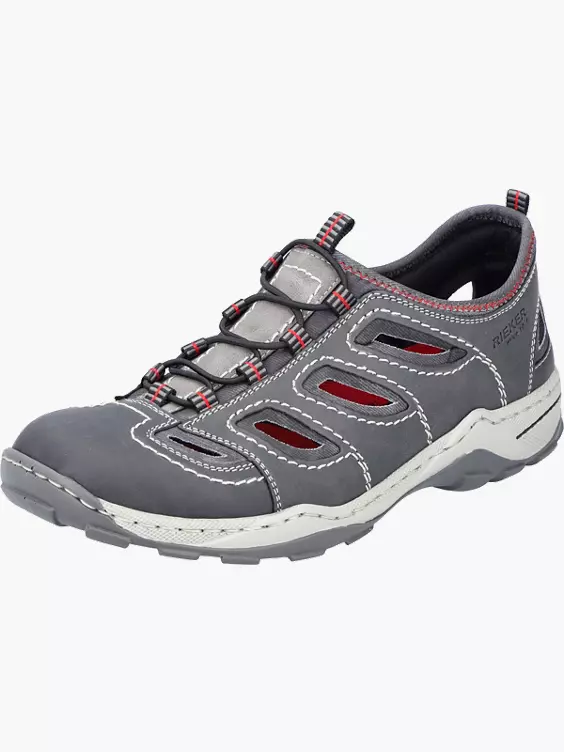 Rieker Herren Slipper in grau