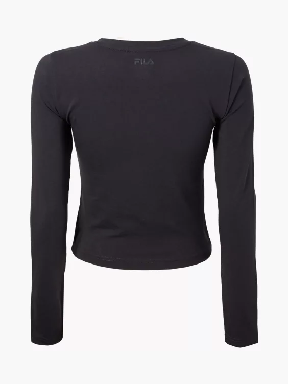 FILA Longsleeve in schwarz