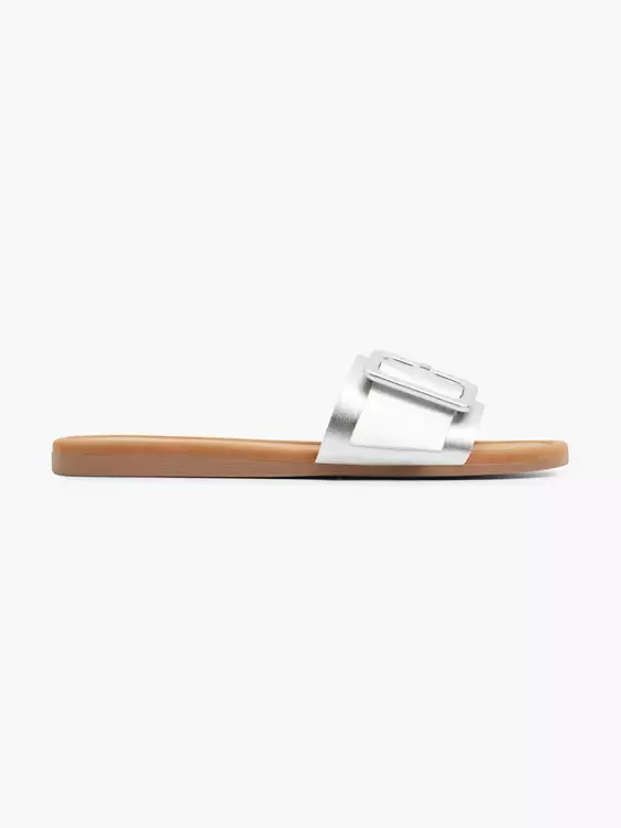 Graceland Pantolette in silber