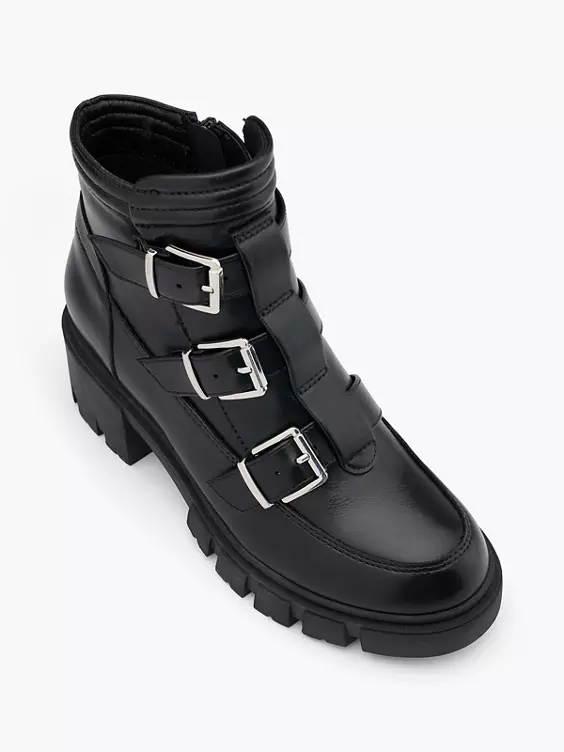 Catwalk Bikerboots in schwarz