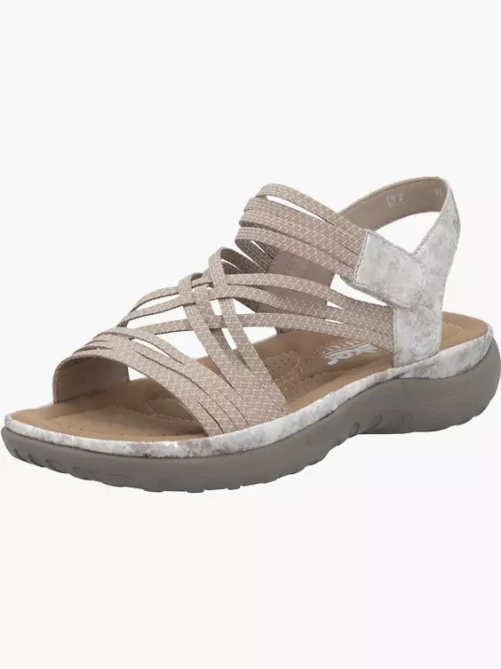 Rieker Damen Riemchensandalen in beige