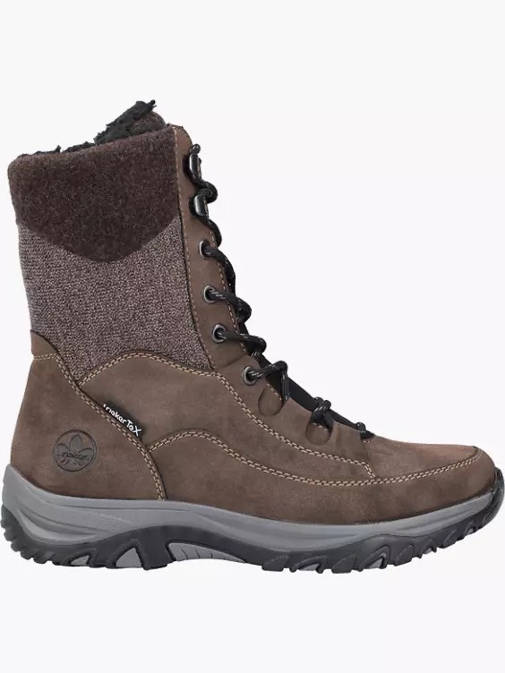 Rieker Damen Schnürstiefel in braun