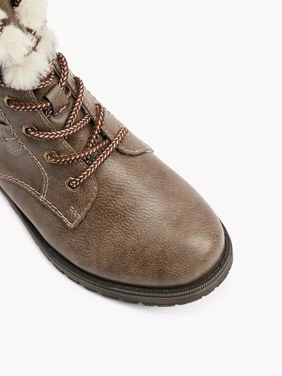 Easy Street Komfort Schnürboots in taupe