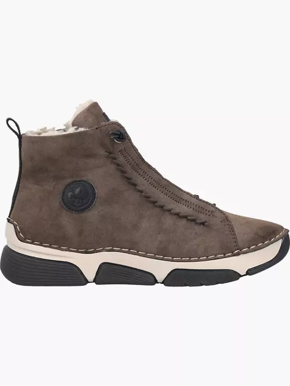 Rieker Damen Schnürstiefel in braun