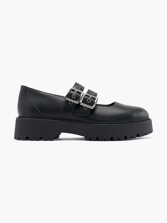 Wednesday Mary Jane Loafer in schwarz
