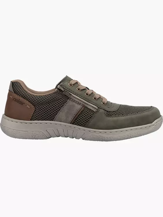 Rieker Herren Schnürschuhe in grün