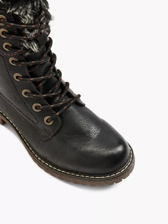 Easy Street Komfort Schnürboots in schwarz
