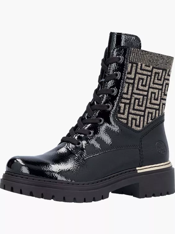 Rieker Damen Stiefeletten in schwarz