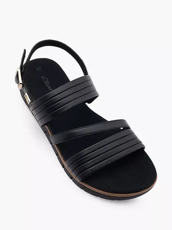 s.Oliver Sandale in schwarz