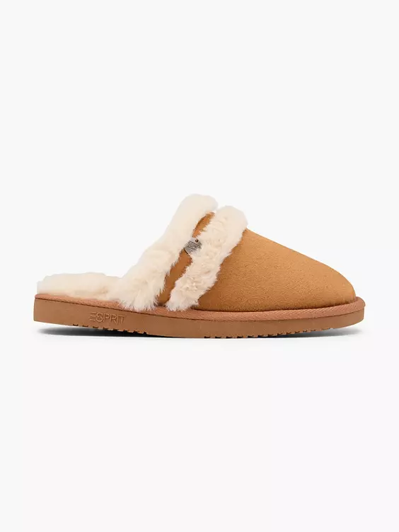 ESPRIT Pantoffel in cognac