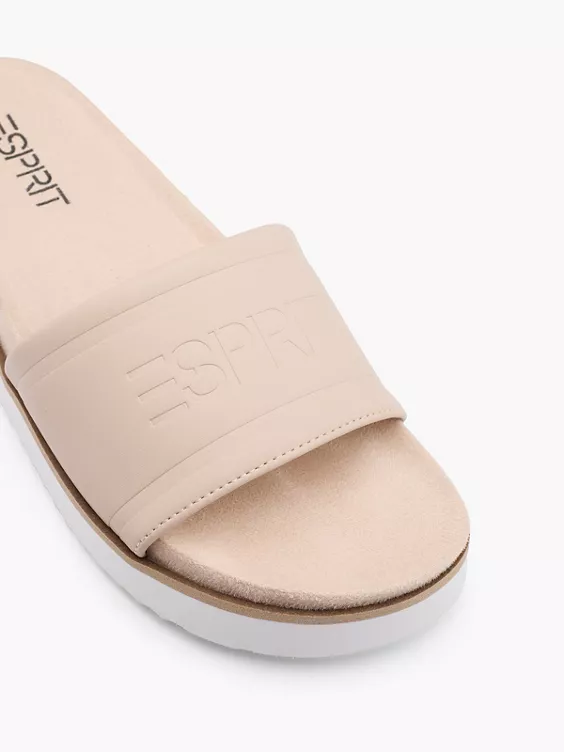ESPRIT Slides in beige