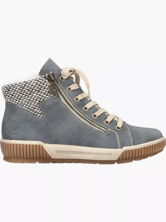 Rieker Damen Schnürschuhe in blau