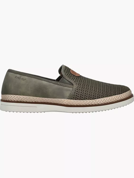 Rieker Herren Slipper in grün
