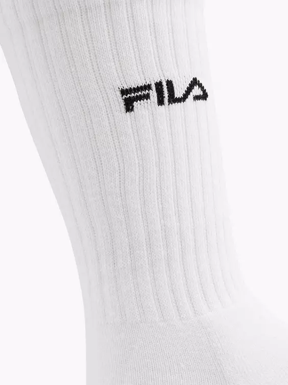 FILA 3er Pack Socken in weiß