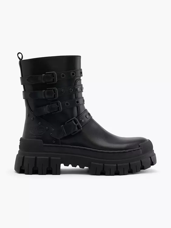 Dockers Bikerboots in schwarz