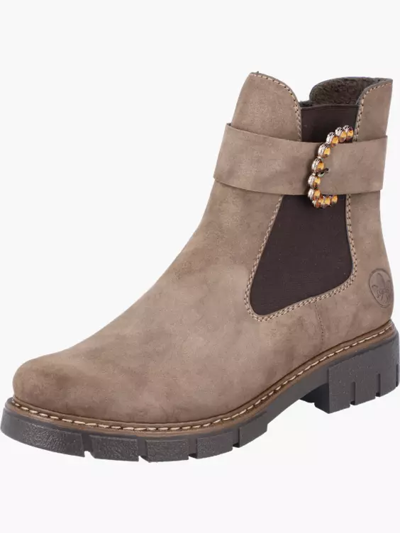 Rieker Damen Chelsea Boots in braun