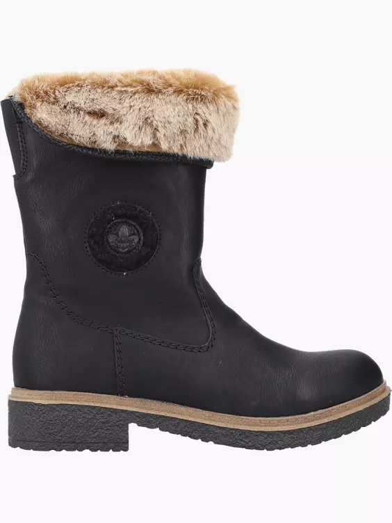 Rieker Damen Hochschaftstiefel in schwarz
