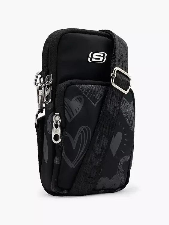 Skechers Handytasche in schwarz