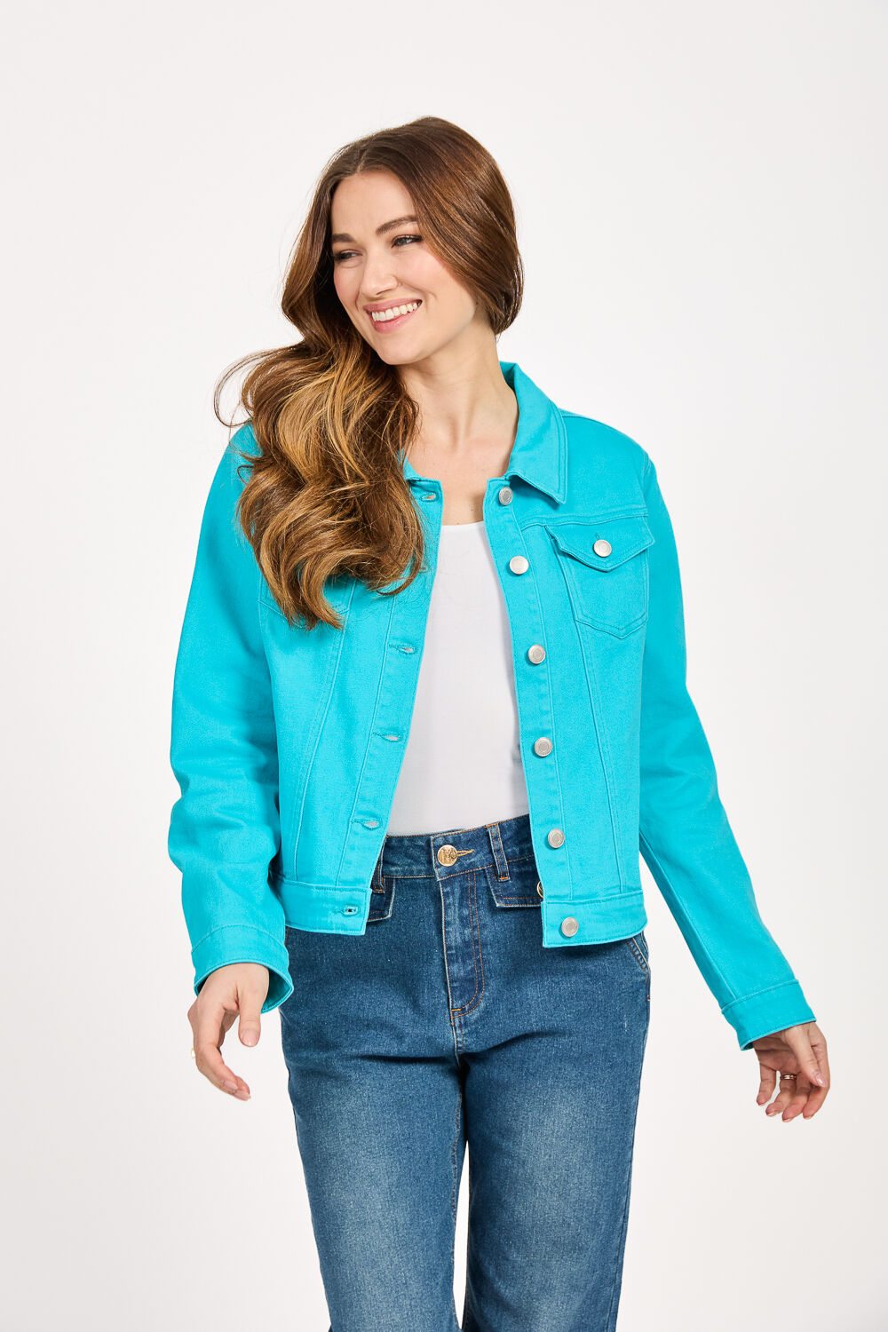 Mudflower – Coloured Denim Jacket