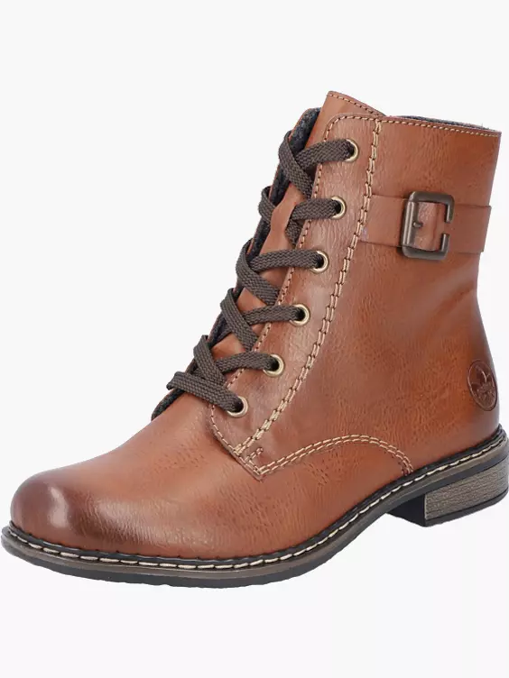 Rieker Damen Schnürstiefel in braun