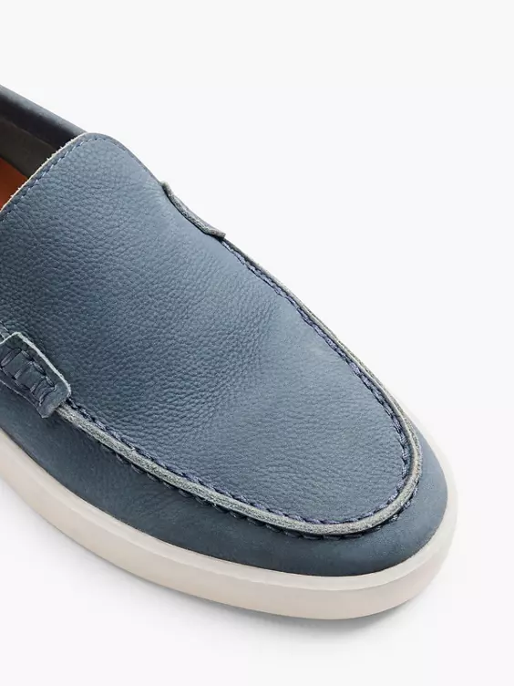 ESPRIT Leder Loafer in blau