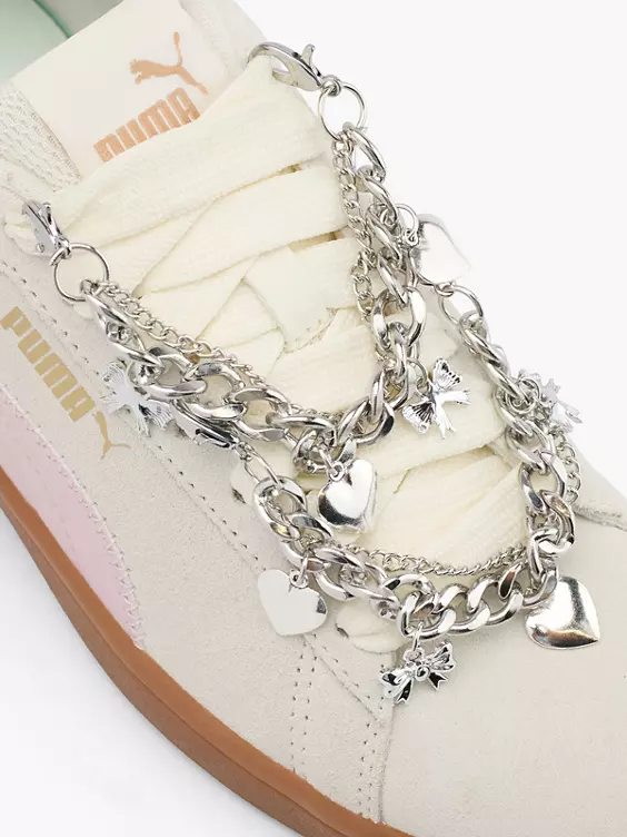 DEICHMANN Schuhdekoration in silber