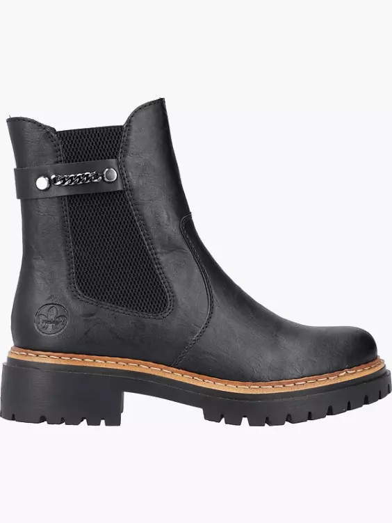 Rieker Damen Chelsea Boots in schwarz