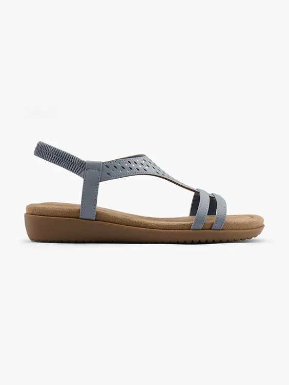Easy Street Komfort Sandale in blau