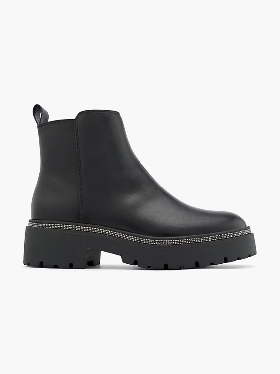 Catwalk Chelsea Boots in schwarz