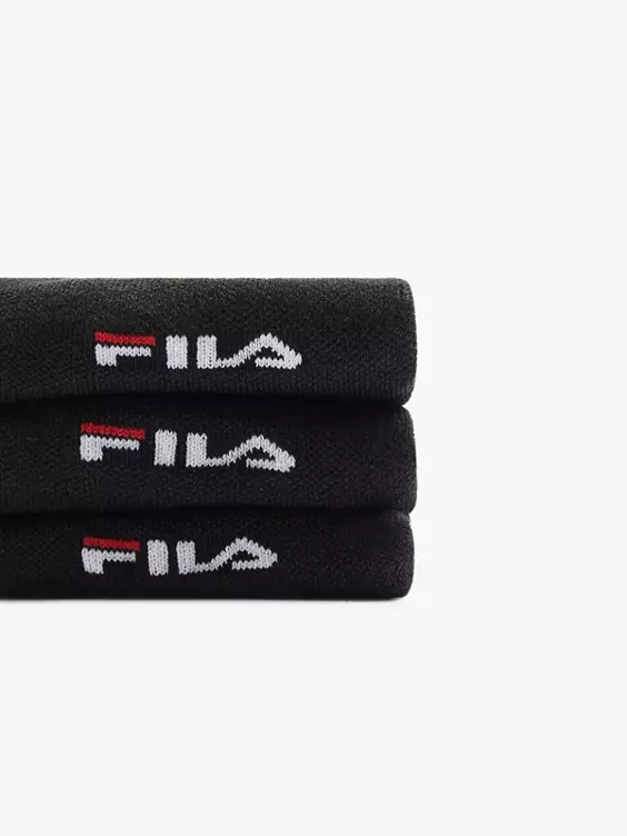FILA 3er Pack Füßlinge in schwarz