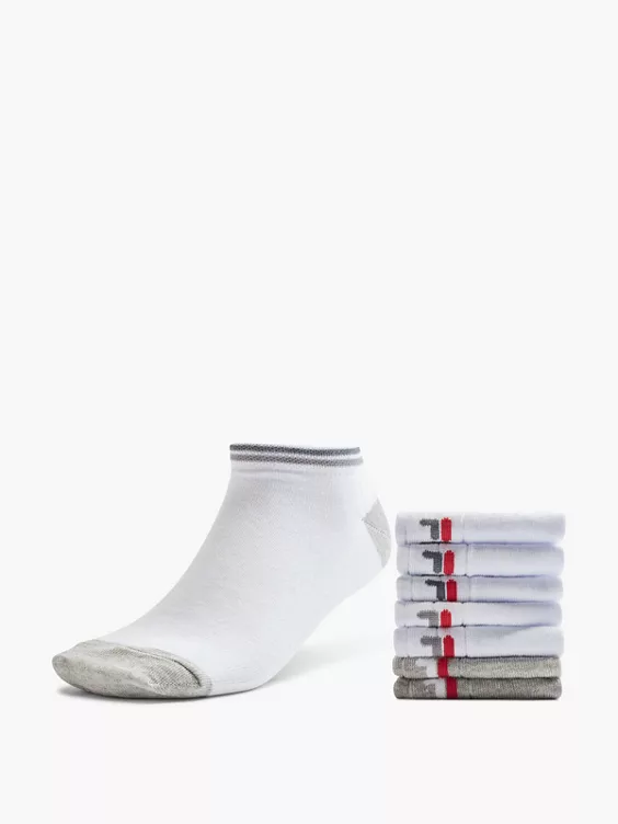 FILA 7er Pack Sneakersocken in weiß