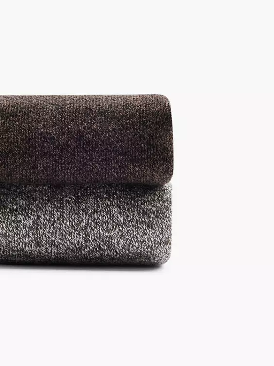 Cosy Nature 2er Pack Socken in braun