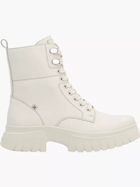 Damen Schnürstiefel in weiß