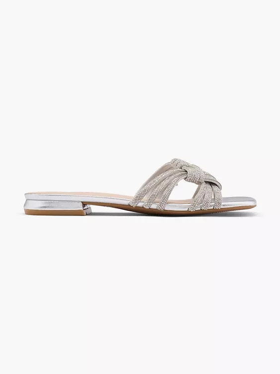 Catwalk Pantolette in silber
