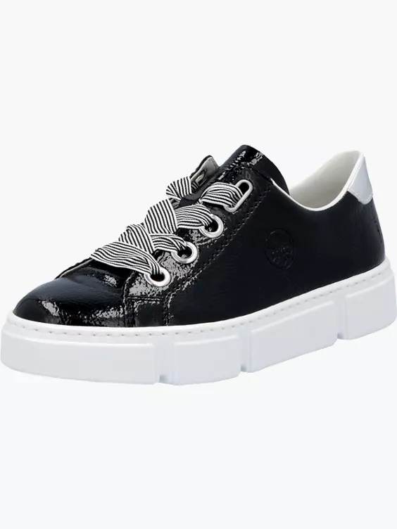 Rieker Damen Sneaker Low in schwarz