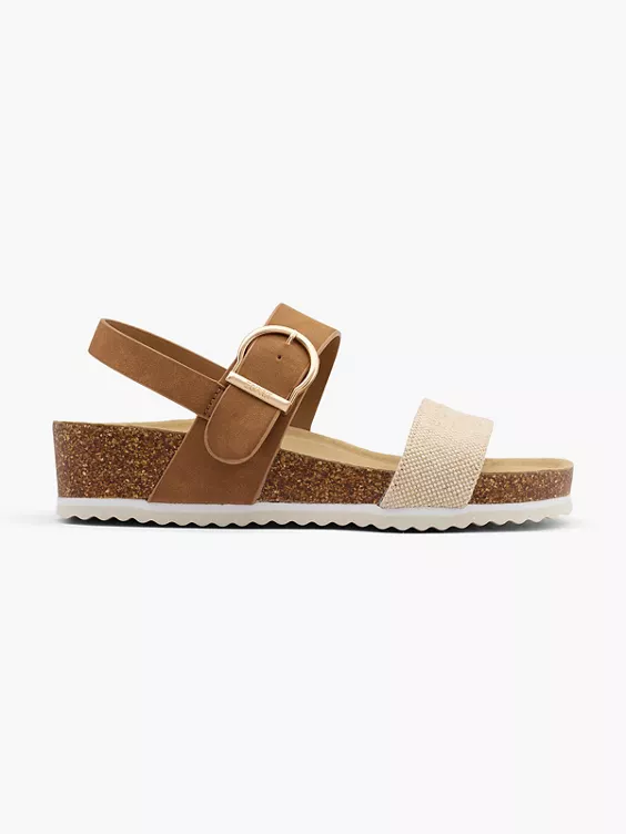 ESPRIT Sandale in beige