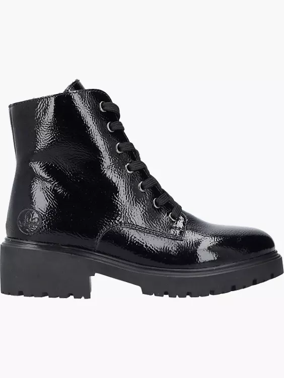 Rieker Damen Biker Boots in schwarz