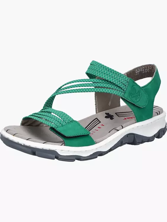 Rieker Damen Trekkingsandalen in grün
