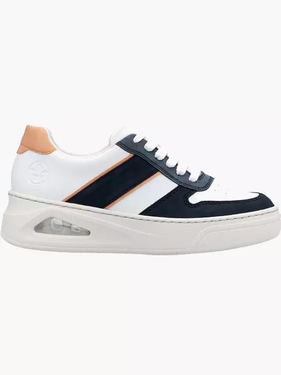 Rieker Damen Sneaker Low in weiß