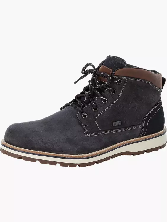 Rieker Herren Schnürstiefel in blau