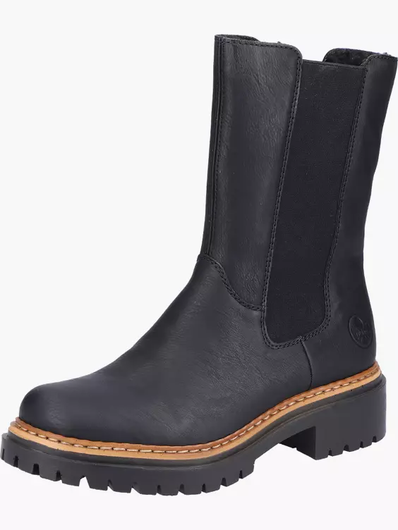 Rieker Damen Chelsea Boots in schwarz