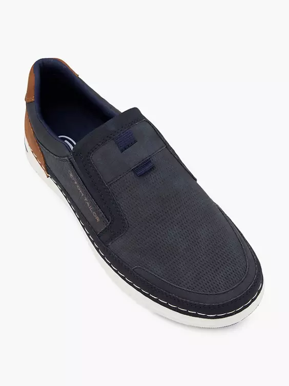 TOM TAILOR Slipper in blau