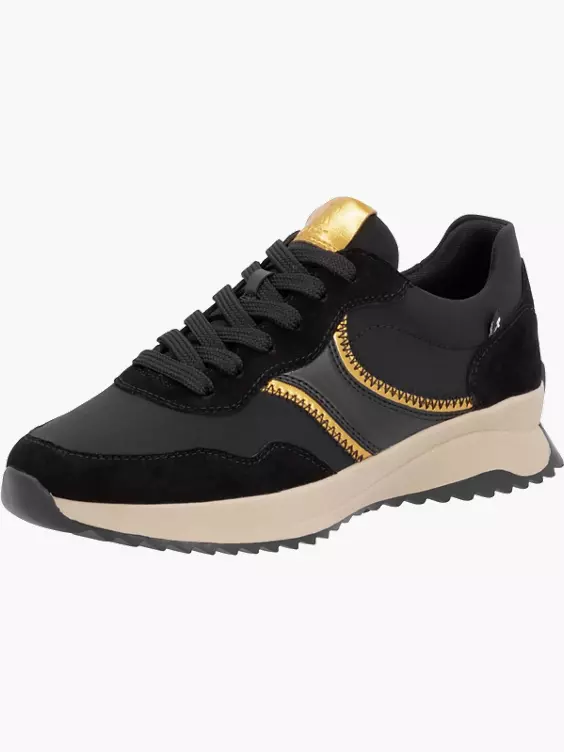 Damen Sneaker Low in schwarz