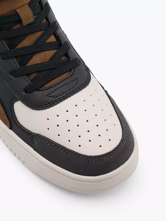 Vty Hoher Sneaker in schwarz