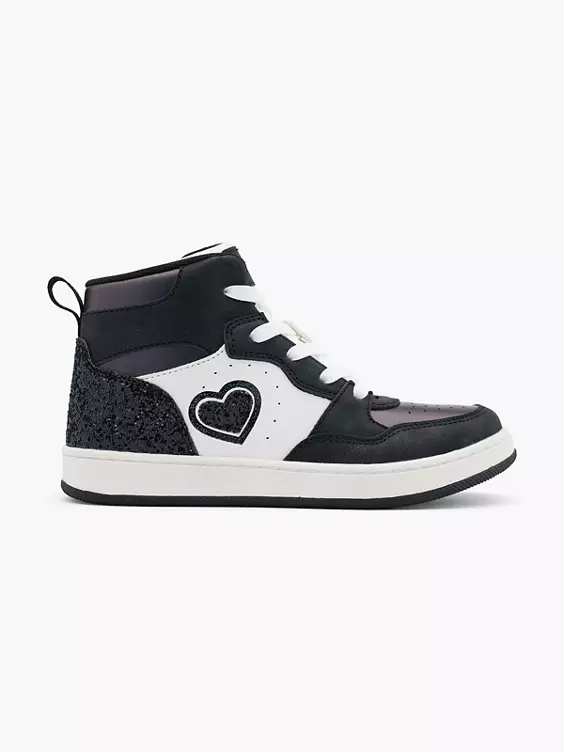 Graceland Hoher Sneaker in schwarz