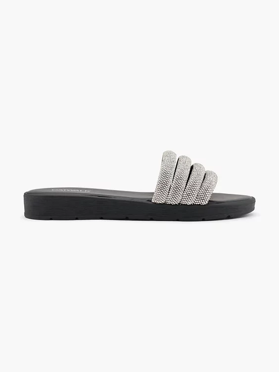 Catwalk Pantolette in silber