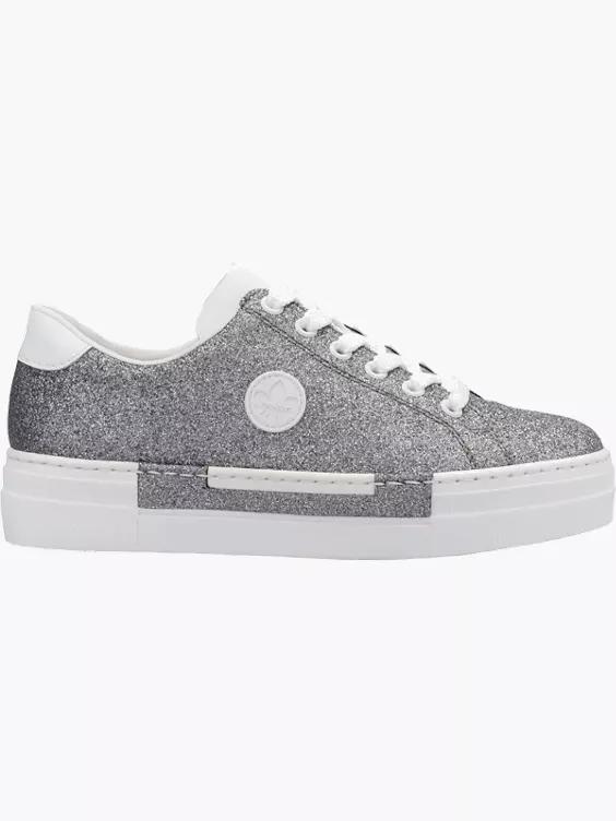 Rieker Damen Sneaker Low in silber