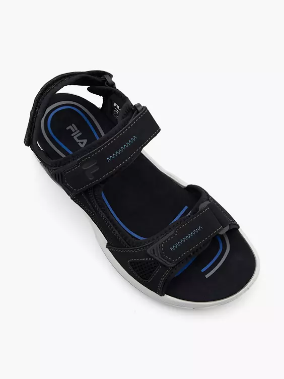 FILA Sandale in schwarz